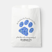 Sachets En Papier Pet Memorial Seed Packet Empreinte de patte Oublie (Devant)