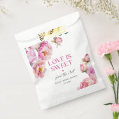 Sachets En Papier Pétales et prosecco rose vif l'amour est doux (Scellé)