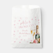 Sachets En Papier Pétales & Mimosa au Prosecco Champagne Enterrement (Devant)