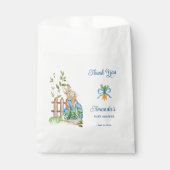 Sachets En Papier Peter Rabbit Baby Shower Thank You (Devant)