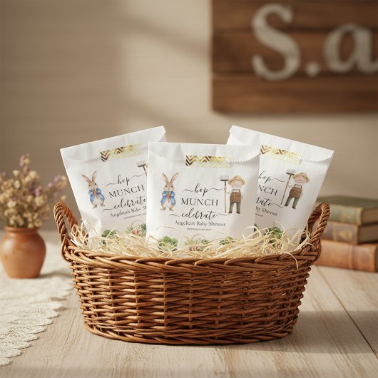 Sachets En Papier Peter Rabbit Légumes M. McGreggor Garden Party