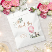 Sachets En Papier Petit Agneau rose floral doux