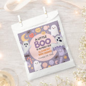 Sachets En Papier Petit baby shower Boo Citrouille Halloween (Coupé)
