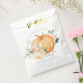 Sachets En Papier Petit Baby shower Citrouille Traiter Sac Faveur (Scellé)