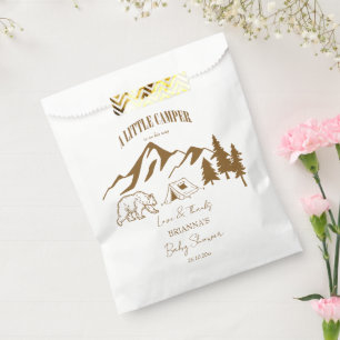 Sachets En Papier Petit baby shower d'aventure de camping-car