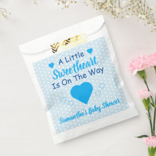 Sachets En Papier Petit Baby shower de coeur