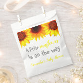 Sachets En Papier Petit Baby shower de tournesol (Coupé)