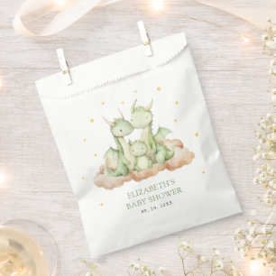 Sachets En Papier Petit Baby shower Dragon