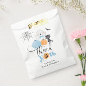 Sachets En Papier Petit baby shower éffrayant bleu Boo merci (Scellé)