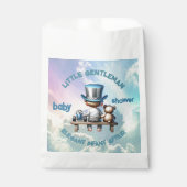 Sachets En Papier Petit Baby shower Gentleman | (Devant)