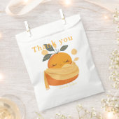 Sachets En Papier Petit Baby shower orange mignon (Coupé)