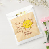 Sachets En Papier Petit Baby shower Sonshine Merci Pour Venir (Scellé)