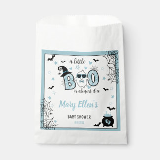SACHETS EN PAPIER PETIT BOO BLUE HALLOWEEN BABY SHOWER