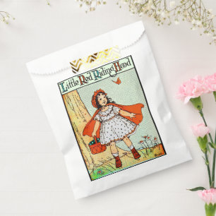 Sachets En Papier Petit Chaperon Rouge Vintage Mignon