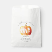Sachets En Papier Petit Citrouille 1er anniversaire (Devant)