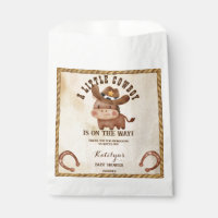 Petit cowboy mignon cheval de bébé baby shower