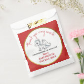 Sachets En Papier Petit Dragon Mignonne Sur Le Chemin Baby shower Ro (Scellé)