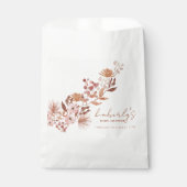 Sachets En Papier Petit Fleur sauvage Boho | Baby shower d'automne (Devant)