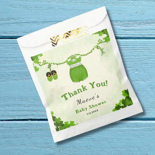 Sachets En Papier Petit Lucky Un Shamrock Baby Girl tenue