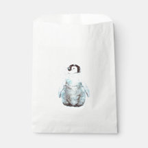 Petit Manchot empereur aquarelle