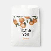 Sachets En Papier Petite Douce Orange Citron Merci (Devant)