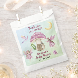 Sachets En Papier Petite Fée Baby Shower Merci d'être venu
