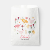 Sachets En Papier Petite Fille De Poulets Ferme Pâques Poulet Annive (Devant)