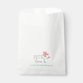 Sachets En Papier Petite Fleur Lettering Main (Devant)