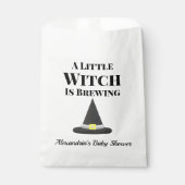 Sachets En Papier Petite sorcière brasse la grossesse d'Halloween (Devant)