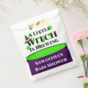 Sachets En Papier Petite sorcière brasse le Baby shower d'Halloween
