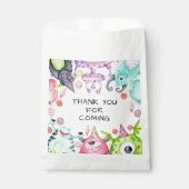 Sachets En Papier Petits monstres Anniversaires de enfants Fête Favo (Devant)