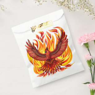 Sachets En Papier Phoenix mythologique immortelle Créature