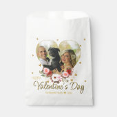 Sachets En Papier Photo Coeur Saint-Valentin Coeurs de Parties scint (Devant)