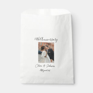 Sachets En Papier photo de 10 ans de mariage nom couple Romanti