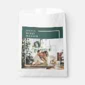 Sachets En Papier Photo de famille moderne | Joyeux Joyeux Joyeux Bé (Devant)