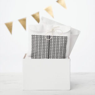 Sachets En Papier photo en noir et blanc d'un motif