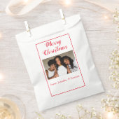 Sachets En Papier Photo Joyeux Noël (Coupé)