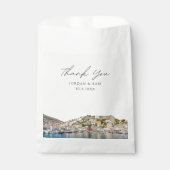 Sachets En Papier Photo Mariage Hydra Personnalisée Grèce (Devant)