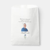 Sachets En Papier Photo Memorial Bluebell Seed Funeral (Devant)