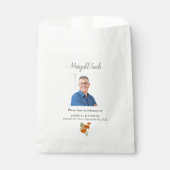 Sachets En Papier Photo Memorial Marigold Seed Funeral (Devant)