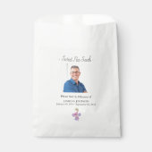 Sachets En Papier Photo Memorial Sweet Pea Seed Funeral (Devant)