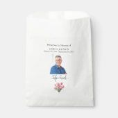 Sachets En Papier Photo Memorial Tulip Seed Funeral (Devant)