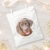 Sachets En Papier Photo personnalisée Elegant Rose Gold Personnalise (Coupé)