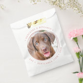 Sachets En Papier Photo personnalisée Elegant Rose Gold Personnalise (Scellé)