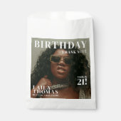 Sachets En Papier Photos personnalisées Couverture du magazine de fê (Devant)