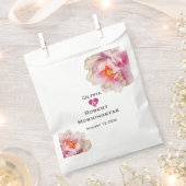 Sachets En Papier Pic floral rose écarlate (Coupé)