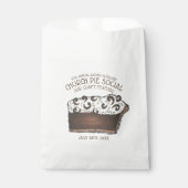 Sachets En Papier Pie Social Pi Day Party Dessert Bake Vente Slice (Devant)