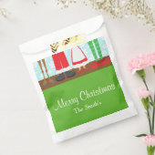 Sachets En Papier Pieds de rennes Père Noël de Noël (Scellé)