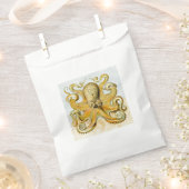 Sachets En Papier Pieuvre marine peinte calmar Kraken (Coupé)