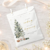 Sachets En Papier Pine Tree Noël Mariage Favoriser Sac (Coupé)